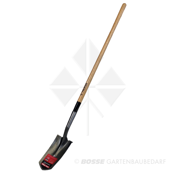Grabenschaufel mit  und Holzstiel