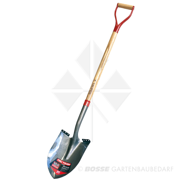 Schwanenhalsschaufel  Mediummit Holzstiel +D-Griff