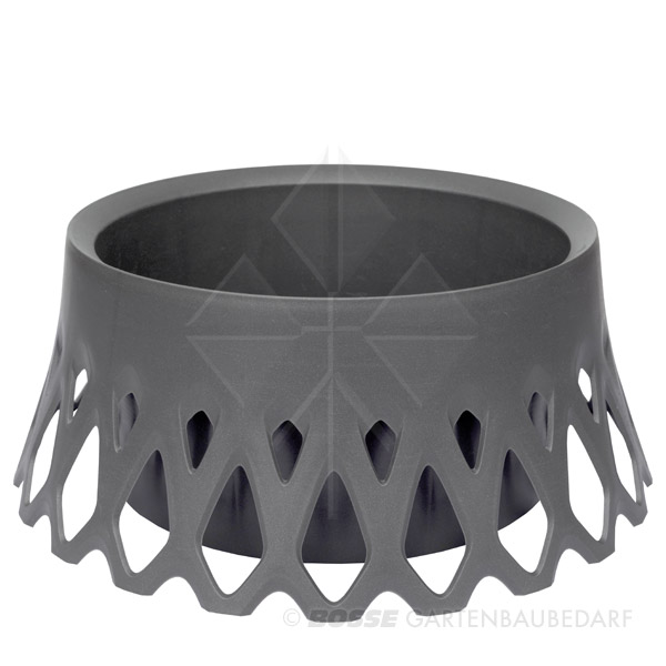 Schale-Roseta-anthrazit