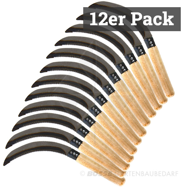 Rollrasenmesser Gemüse-Erntemesser 12er Pack