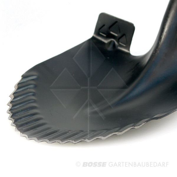 Scharfe Spatenschaufel mit Fiberglasstiel