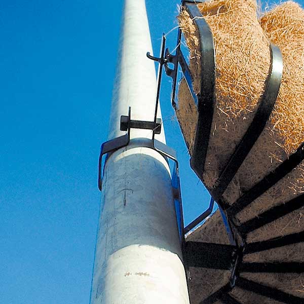 22292-Halterung-Pfosten-Basket Doppelhalterung