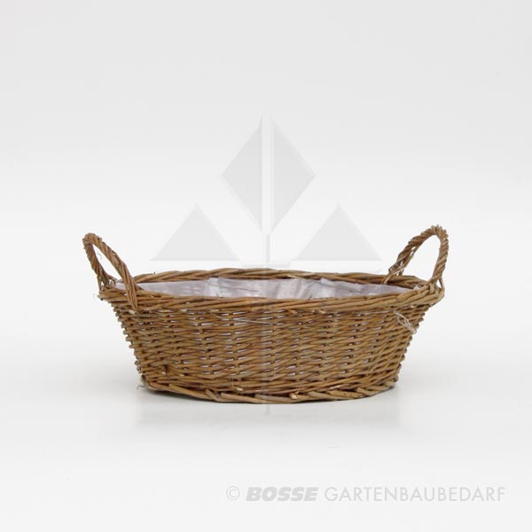 W357-25-Weidenschale Weidenschale mit Griffen